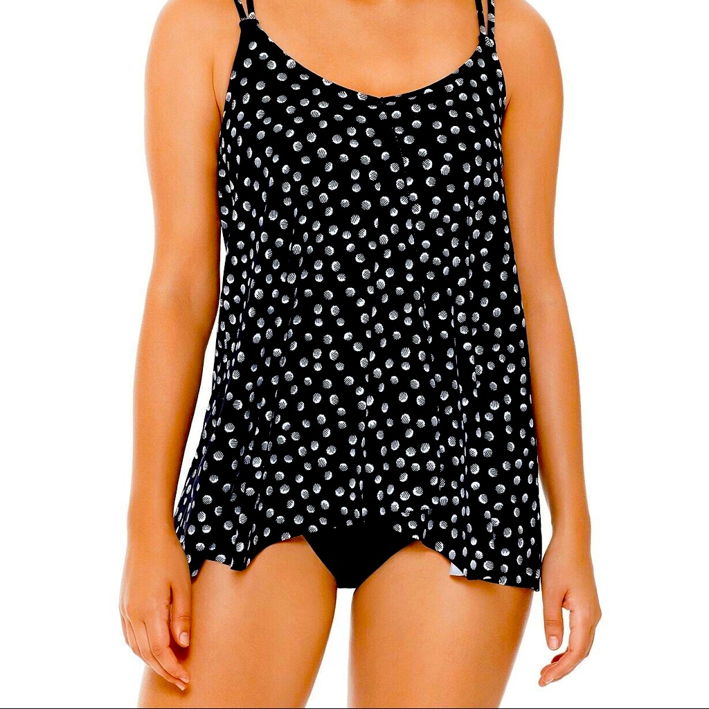 Women's Swim Solutions Princess Seam Tankini, Nwt, Size 14